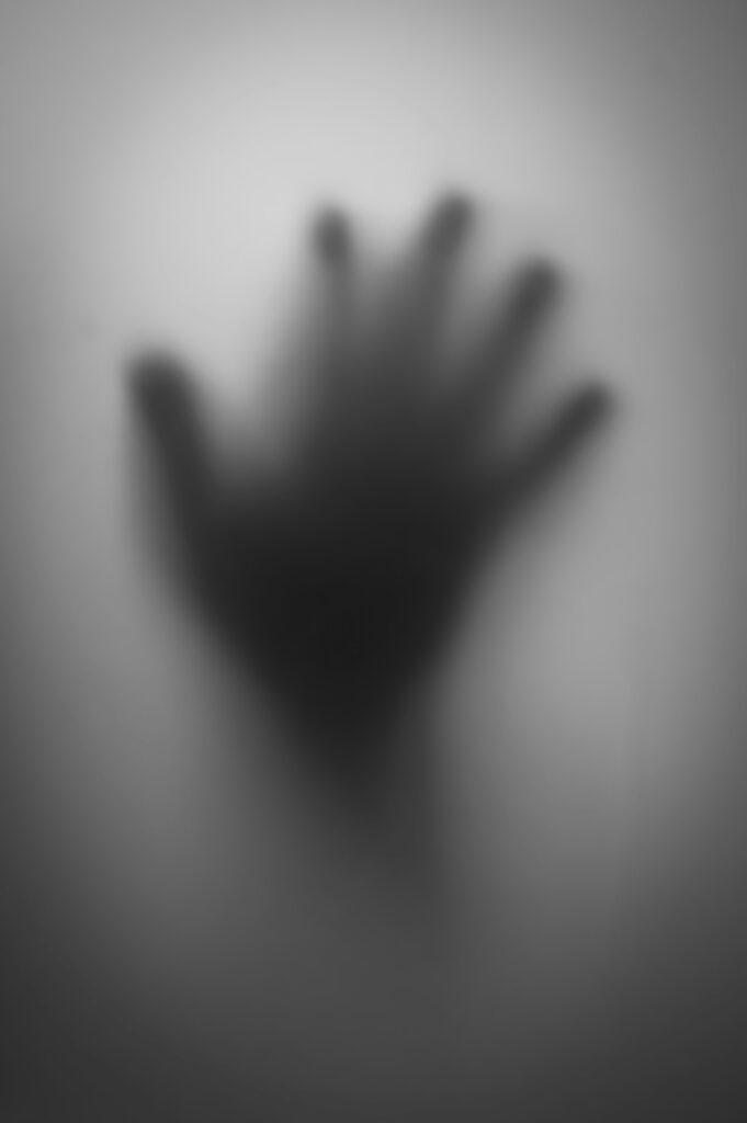 a hand with a finger extended